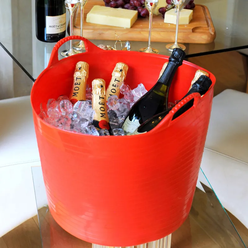 Red Gorilla Tubtrug Flexible Large 38L Bucket - Sky Blue-1