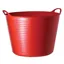 Red Gorilla Tubtrug Flexible Large 38L Bucket - Red