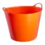 Red Gorilla Tubtrug Flexible Medium 26lt Bucket - Orange