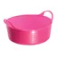 Red Gorilla Tubtrug Flexible Mini Shallow 5lt Bucket - Pink