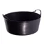 Red Gorilla Tubtrug Flexible Small Shallow 15lt Bucket - Black