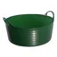 Red Gorilla Tubtrug Flexible Small Shallow 15lt Bucket - Green