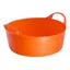 Red Gorilla Tubtrug Flexible Small Shallow 15lt Bucket - Orange