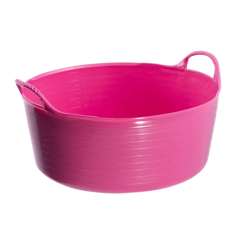 Red Gorilla Tubtrug Flexible Small Shallow 15lt Bucket - Pink