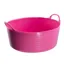 Red Gorilla Tubtrug Flexible Small Shallow 15lt Bucket - Pink