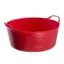 Red Gorilla Tubtrug Flexible Small Shallow 15lt Bucket - Red