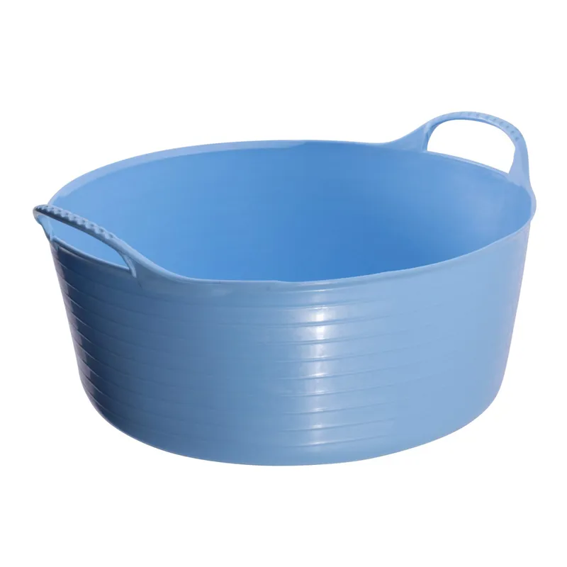 Red Gorilla Tubtrug Flexible Small Shallow 15lt Bucket - Sky Blue