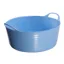 Red Gorilla Tubtrug Flexible Small Shallow 15lt Bucket - Sky Blue