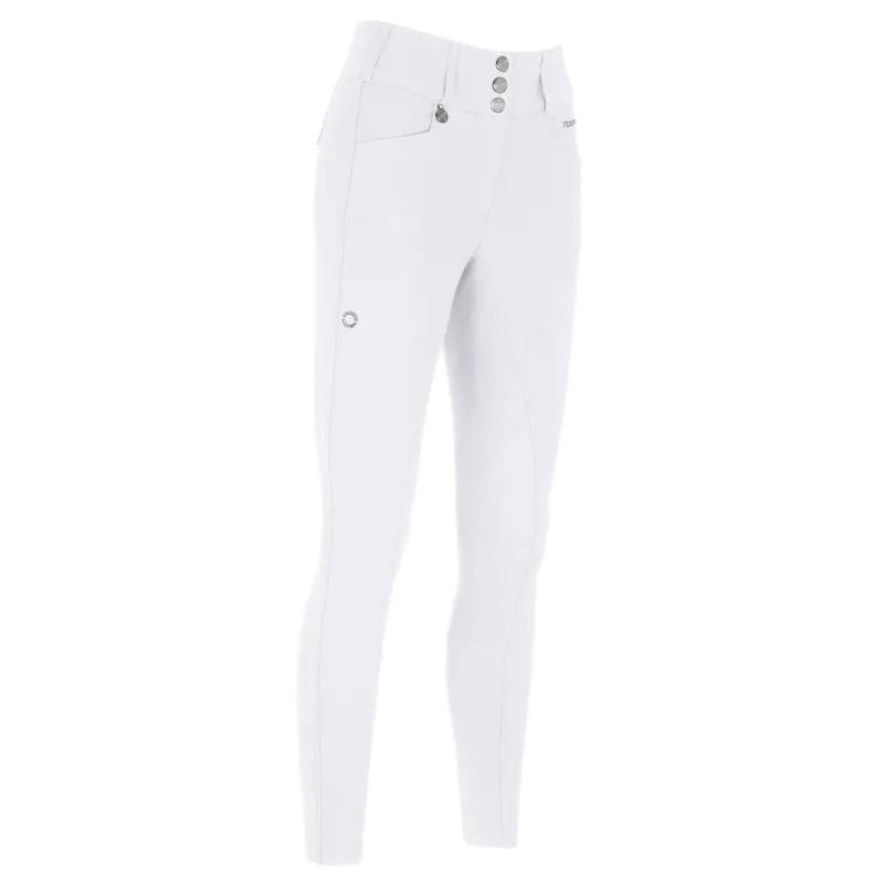 Pikeur Candela FlexTec Full Seat Womens Competition Breeches - White