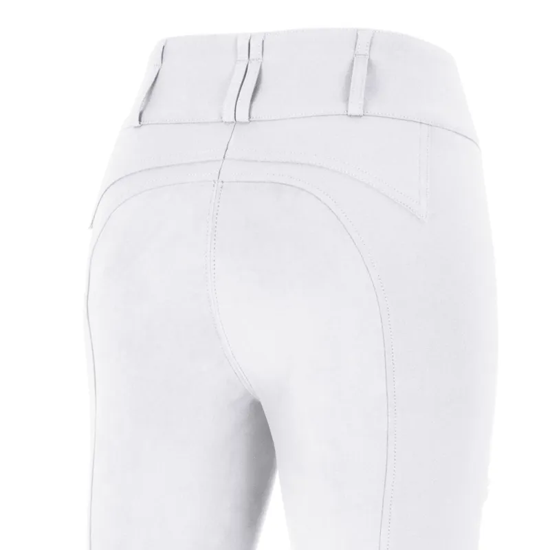 Pikeur Candela FlexTec Full Seat Womens Competition Breeches - White-2