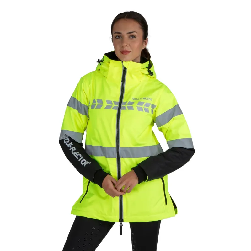 EQUI-FLECTOR Hi-Vis Womens Waterproof Jacket - Yellow