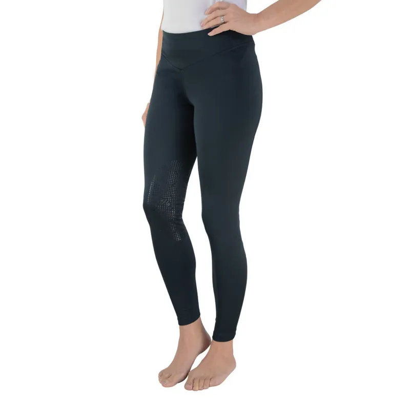 Hy Oslo Ladies Softshell Riding Tights - Black - Large