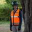 Woof Wear Adults LED HiViz Riding Vest - Orange