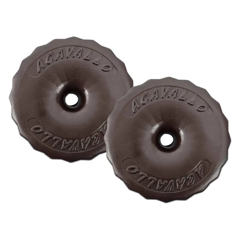 Acavallo Gel Bit Guards - Brown