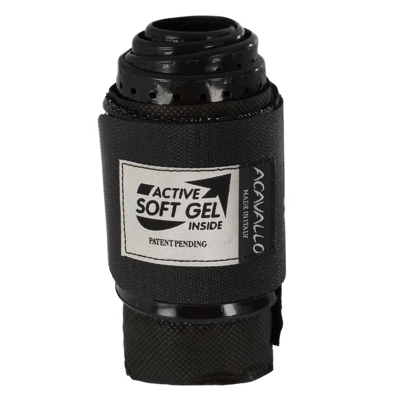 Acavallo Classic Gel Tail Bandage - Black