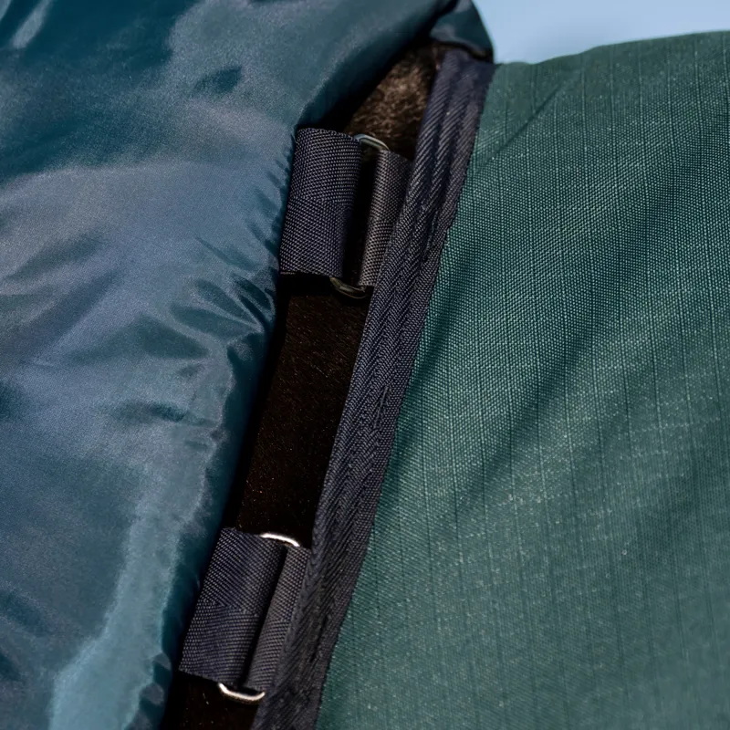 Amigo Ripstop 900D Plus 100g Turnout Rug - Dynasty Green/Navy/Silver-3