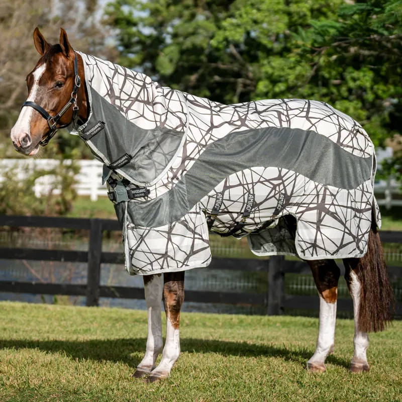 Amigo 3-In-1 Camofly Plus Detach-A-Neck Waterproof Fly Rug - Grey