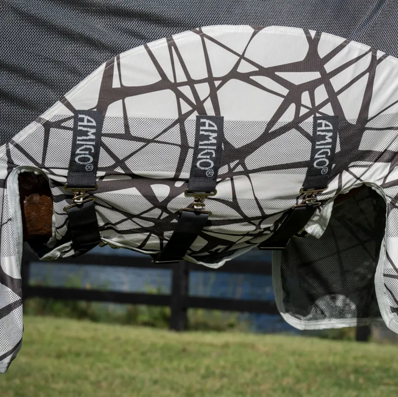 Amigo 3-In-1 Camofly Plus Detach-A-Neck Waterproof Fly Rug - Grey-1