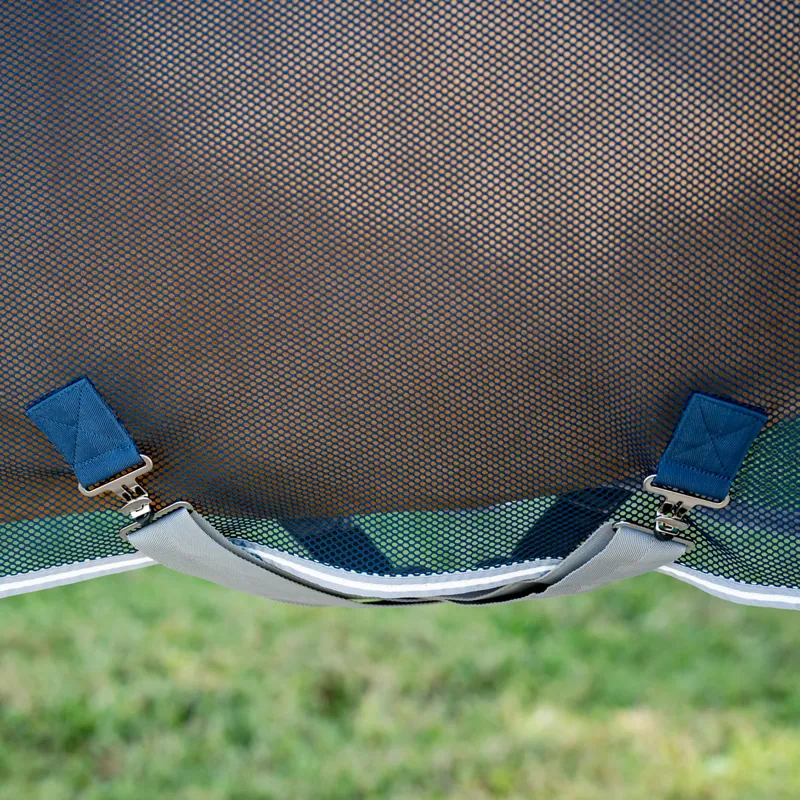 Amigo Net Cooler Rug - Navy/Titanium Grey/Silver-1