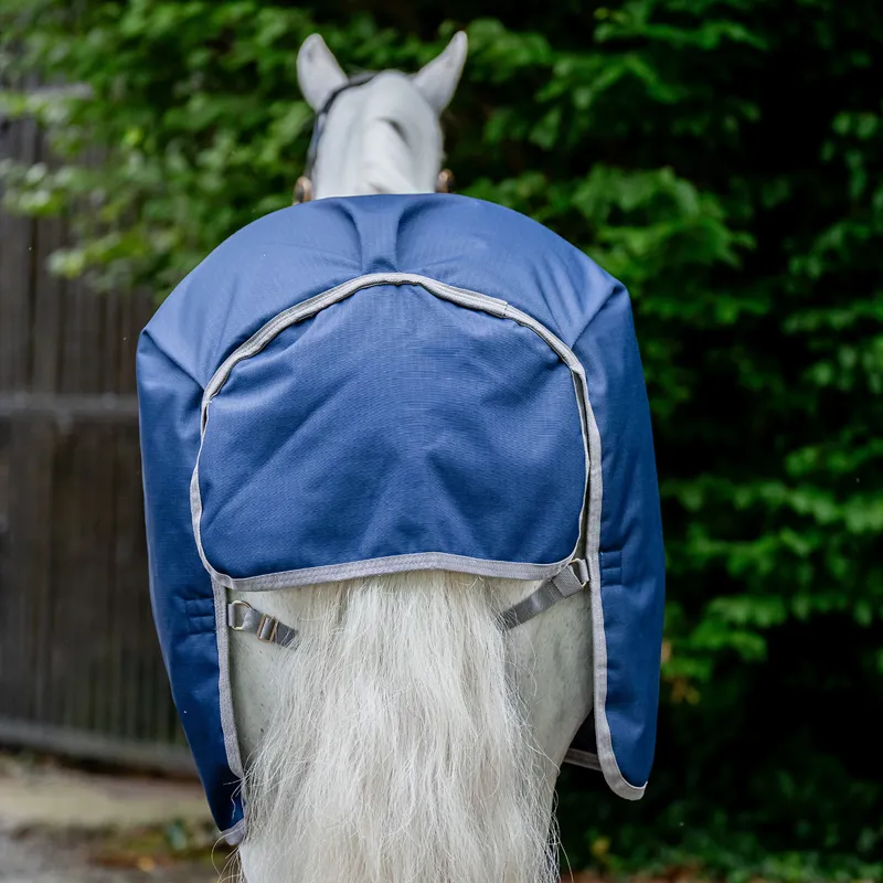 Amigo Ripstop 900D Standard Neck 50g Turnout Rug - Navy/Titanium Grey-3