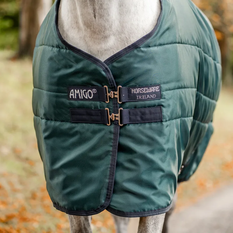 Amigo Ripstop Insulator 50g Standard Neck Stable Rug - Dynasty Green-1