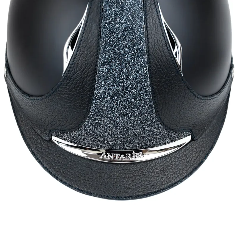Antares Galaxy Crystal Fabric Riding Hat - Black/Black-1