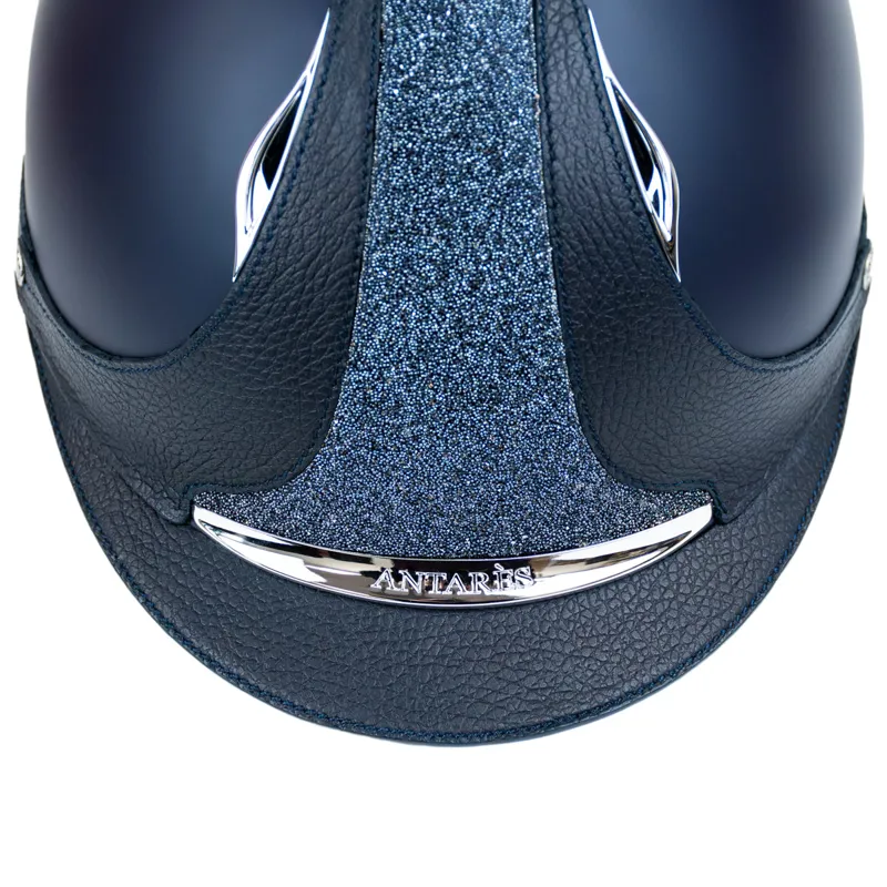 Antares Galaxy Crystal Fabric Riding Hat - Navy/Navy-2