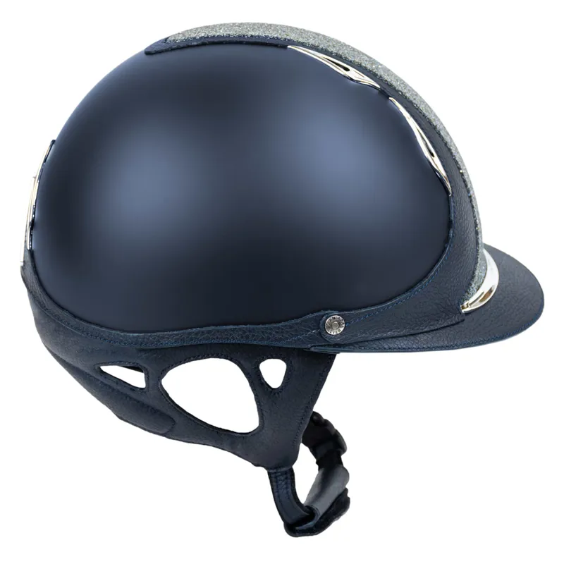 Antares Galaxy Crystal Fabric Riding Hat - Navy/Navy-1