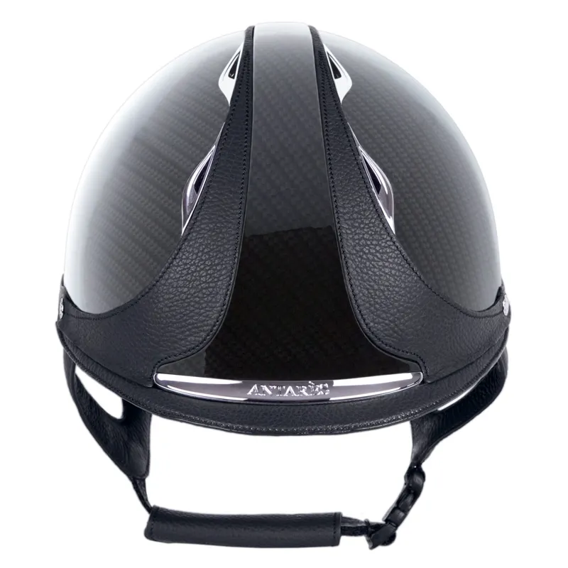 Antares Premium Race Glossy Riding Hat - Carbon-2