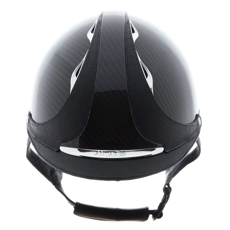 Antares Premium Glossy Riding Hat - Carbon-2