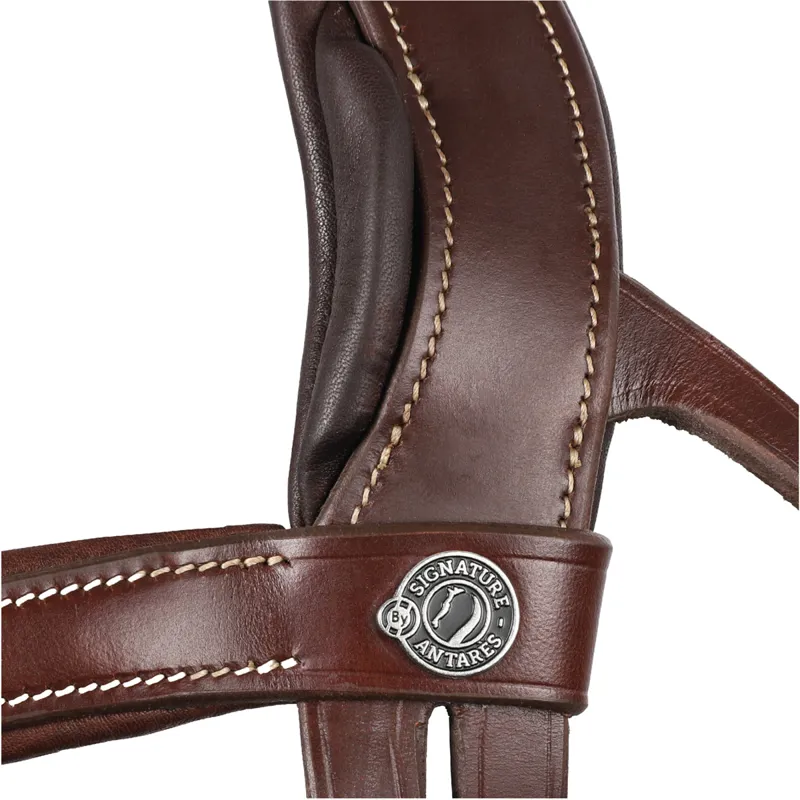 Antares Signature Sport Flash Bridle - Brown-2