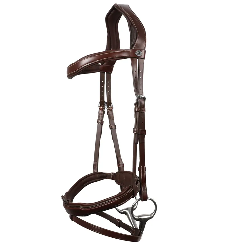 Antares Signature Sport Flash Bridle - Brown-3