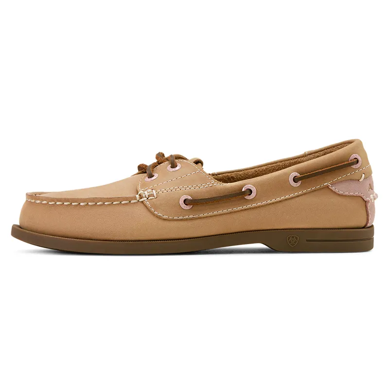 Ariat Antigua Ladies Deck Shoes - Natural Tan-2
