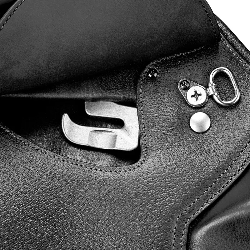 Arena Monoflap Jump Saddle - Black-5