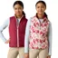 Ariat Bella Junior Girls Reversible Gilet - Vanilla Ice Horsin Around