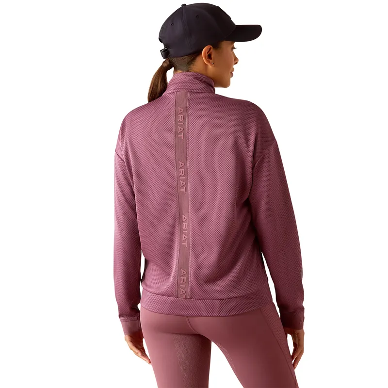 Ariat Breathe 1/2 Zip Ladies Sweatshirt - Tulipwood-6