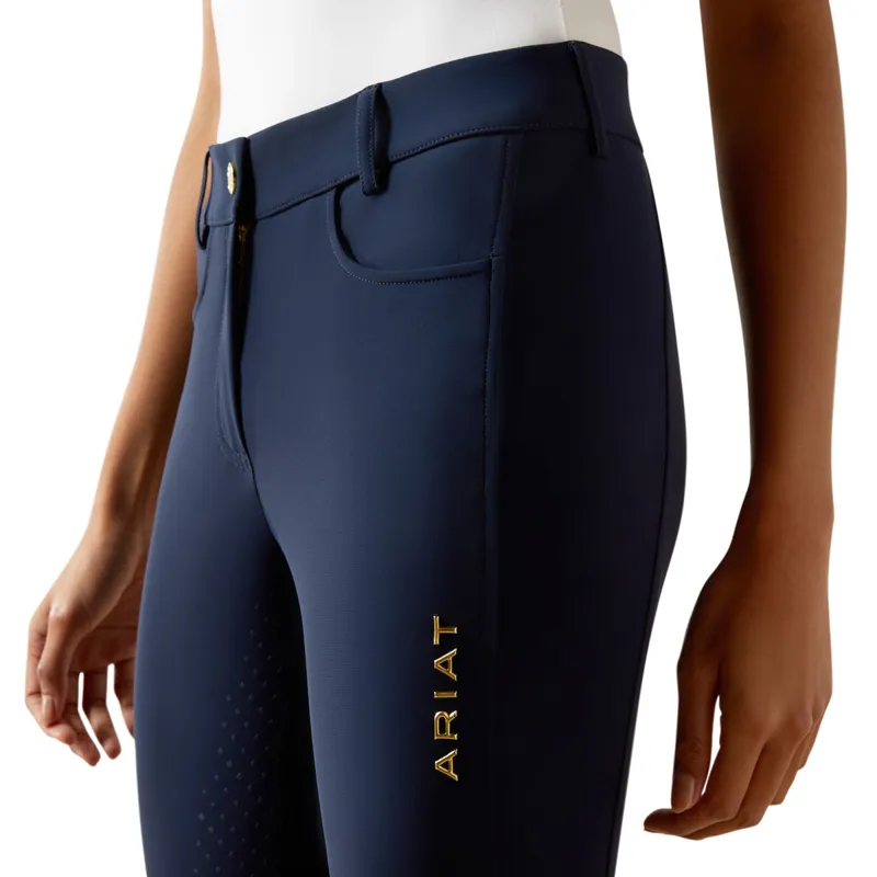 Ariat Tri Factor NT Full Seat High Waist Ladies Breeches - Navy-2