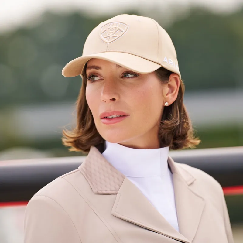 Ariat Show Cap - Khaki/White-1