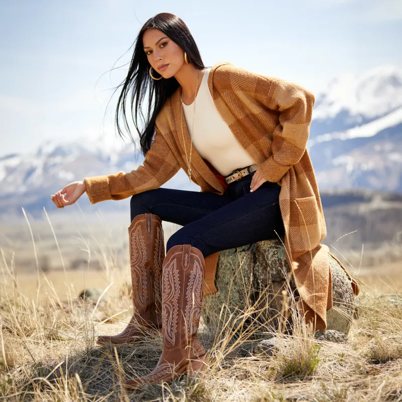 Ariat Womens Casanova X Toe Western Boots - Shades of Grain-8