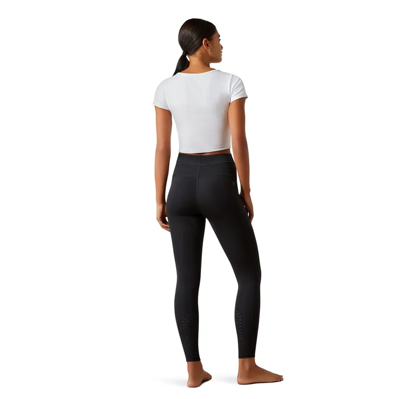 Ariat EOS Elevate Half Grip Ladies Riding Tights - Black-4