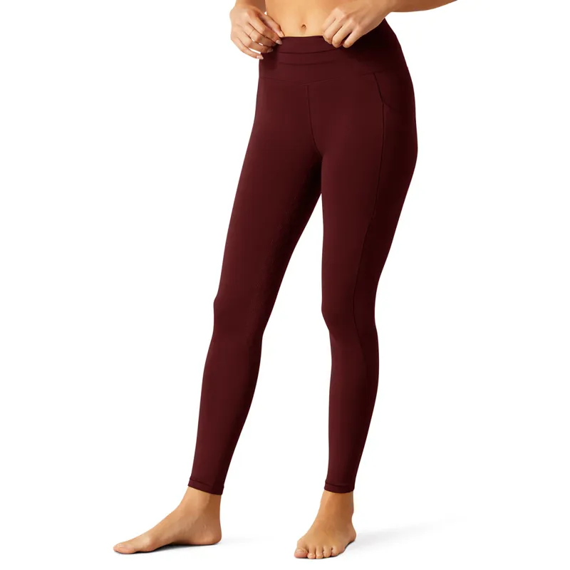 Ariat EOS 2.0 Full Grip Ladies Riding Tights - Malbec