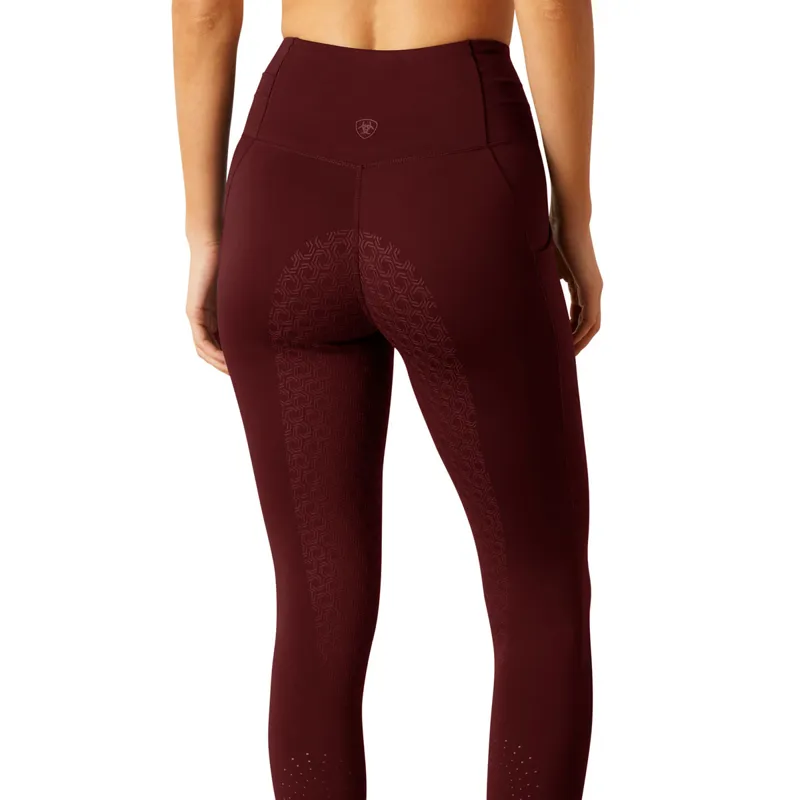 Ariat EOS 2.0 Full Grip Ladies Riding Tights - Malbec-1