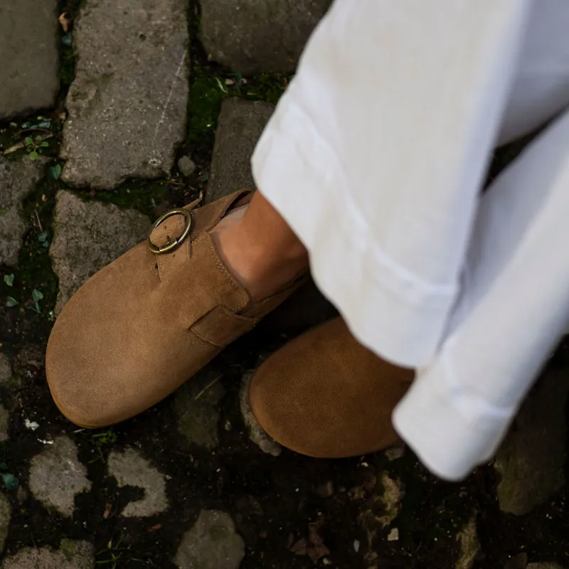 Ariat Country Womens Mules - Caramel Suede-5