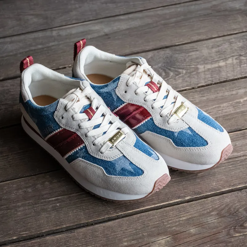 Ariat Ranch Runner Womens Trainers - Patriotic-10
