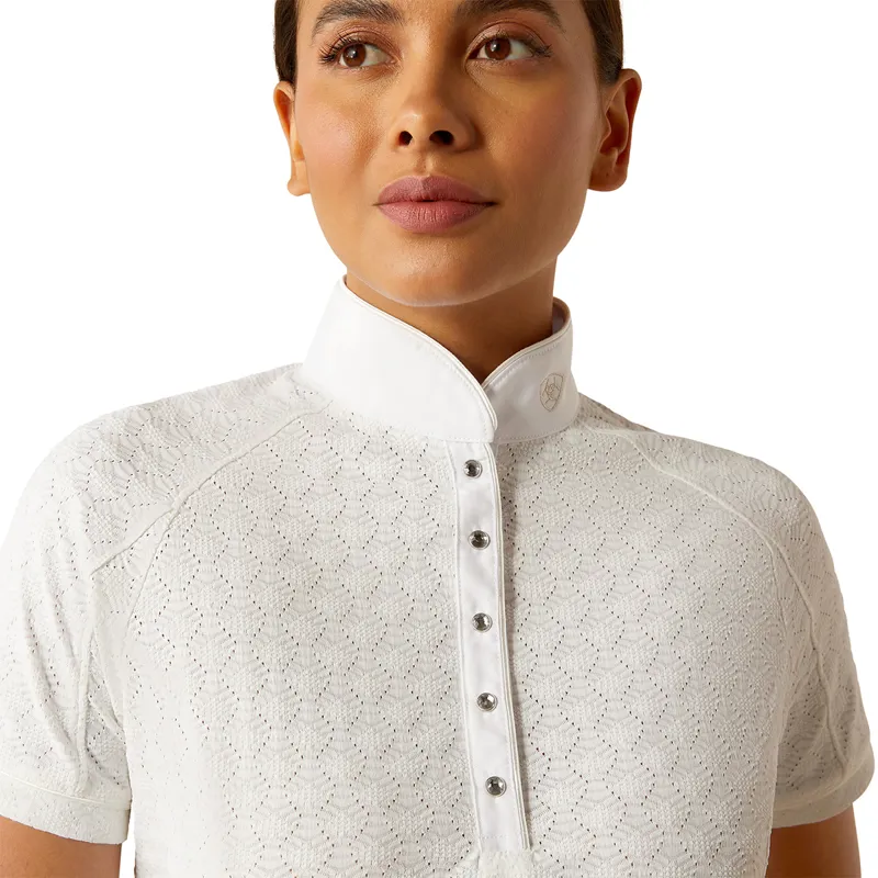 Ariat Showstopper X Ladies Show Shirt - White-2