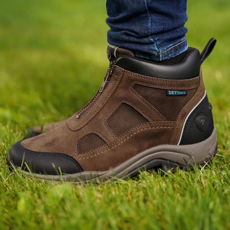 Ariat Terrain Zip Womens Waterproof Boots - Palm Brown-4