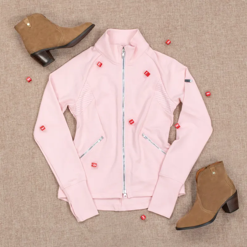 Ariat Bellatrix Full Zip Ladies Sweatshirt - First Blush-4