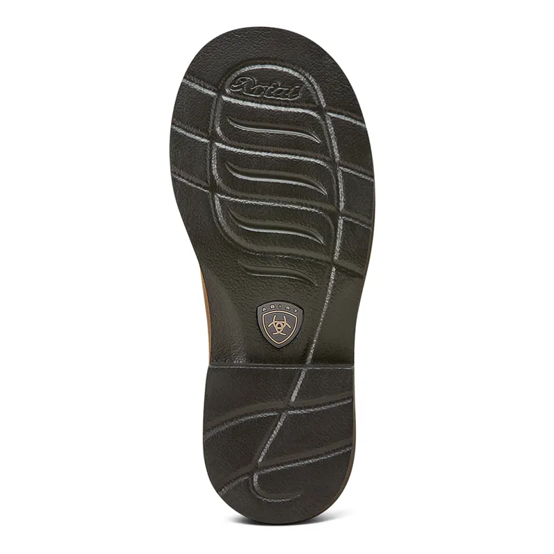 Ariat Youth Fatbaby Chelsea Junior Western Boot - Distressed Brown-3