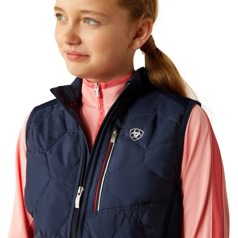 Ariat Fusion Junior Gilet - Team Navy-2