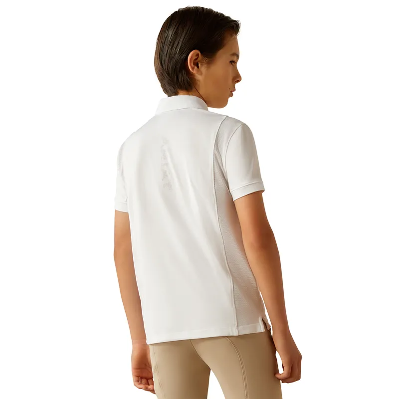 Ariat TEK Junior Unisex Show Shirt - White-1